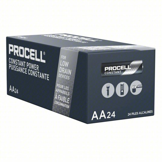 DC-PC2400BKD DURACELL PROCELL ALKLINE AAA 24 EA